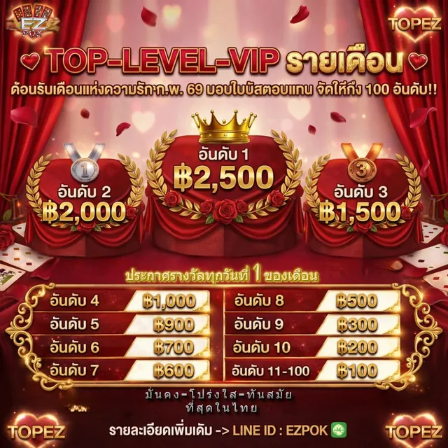 โปรโมชัน Top-Level-VIP